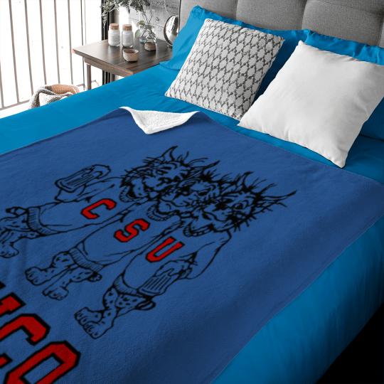 Discover Chico State Vintage Drinking Wildcats Logo Baby Blankets