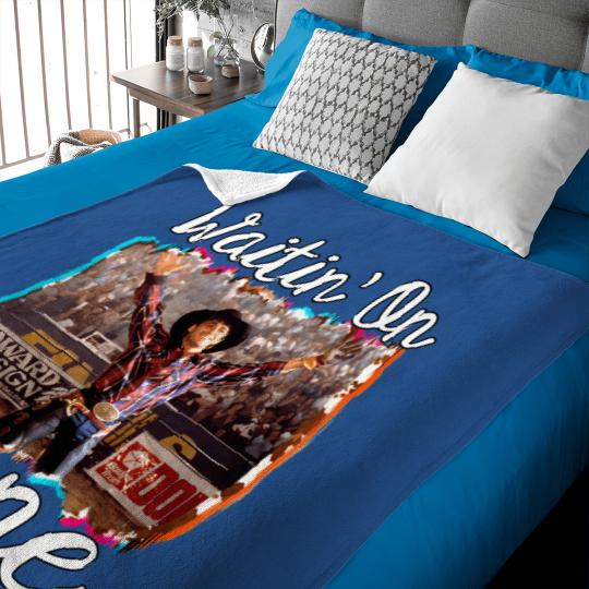 Discover Waitin On Lane Funny Cute 8 Seconds Cowboy Cowgirl Rodeo Bull Rider Riding Frost Movie Gift Country Baby Blankets