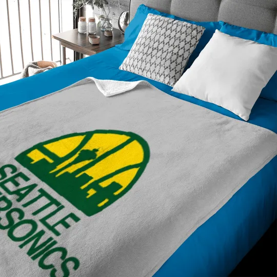 Discover Supersonics Seattle Baby Blankets