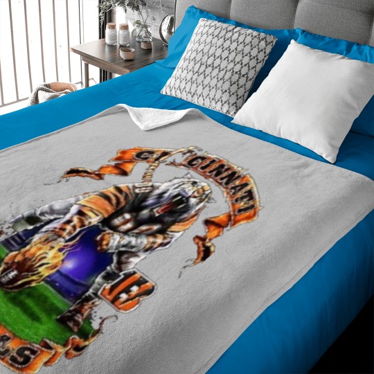 Discover Who Dey Cincinnati Bengal Baby Blankets