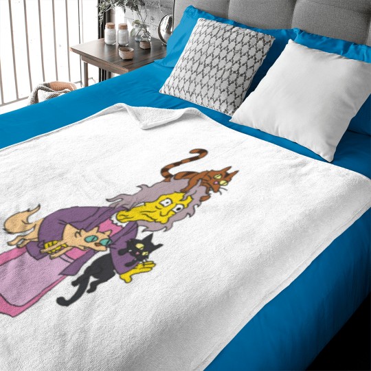 Discover Eleanor Abernathy (Le chat est fou) classique Baby Blankets