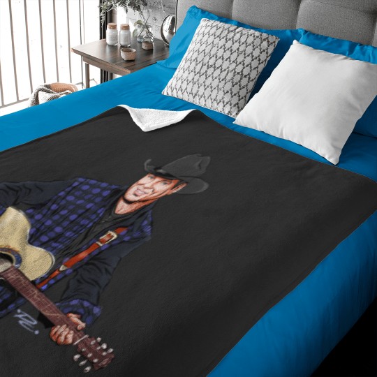 Discover John Michael Montgomery - An illustration by Paul Cemmick - John Michael Montgomery - Baby Blankets