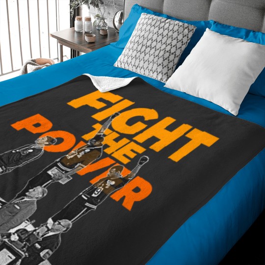 Discover Fight The Power Black Power Salute Tribute Baby Blanket