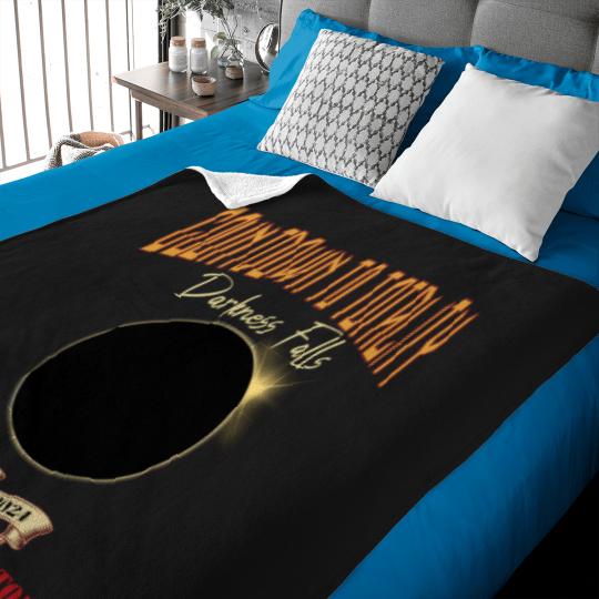 Discover Total Solar Eclipse Baby Blankets April 8th 2024, Rock Concert Tour Baby Blankets with Path of Totality Cities