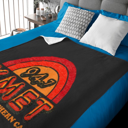 Discover KMET Rock Radio station Vintage style Baby Blankets