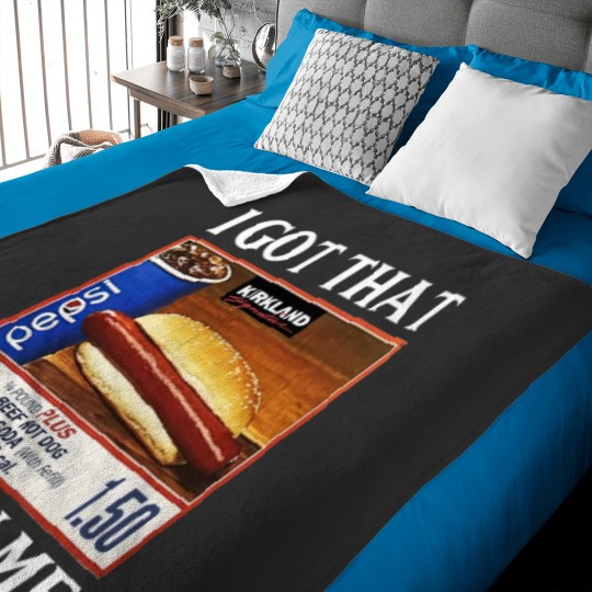 Discover I Got That Dog In Me Costco Hotdog Baby Blankets