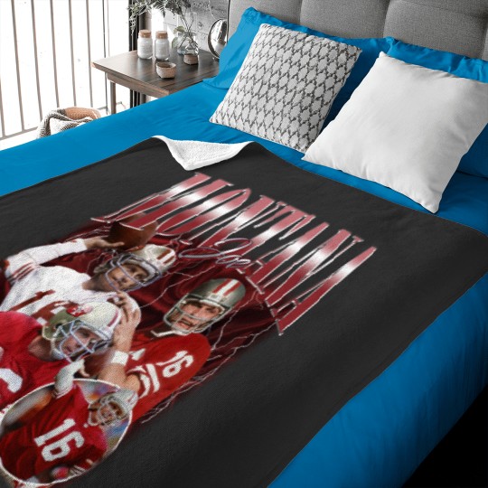 Discover Vintage Joe Montana Baby Blanket