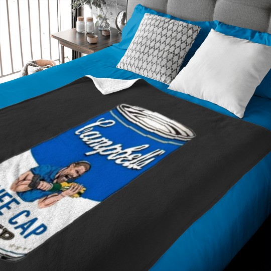 Discover Campbell's Kneecap Soup Graphic Baby Blankets, Dan Campbell's Kneecap Soup Graphic