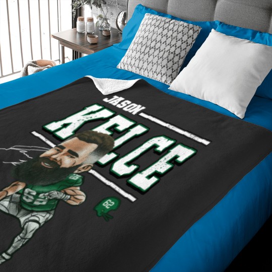 Discover Jason Kelce Philadelphia Cartoon - Jason Kelce - Baby Blankets
