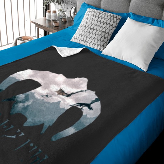 Discover Skyrim Helmet Baby Blankets