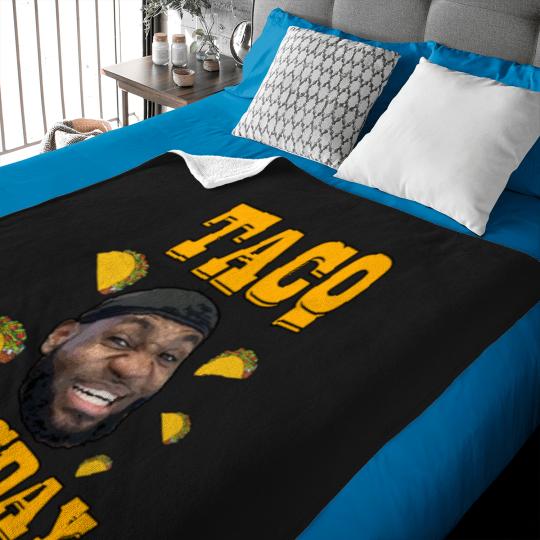 Discover Lebron James - Taco Tuesday - Lebron James - Baby Blankets