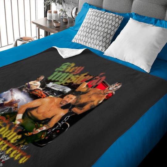 Discover Limited Rey Mysterio x Eddie Guerrero Vintage 90s Baby Blankets