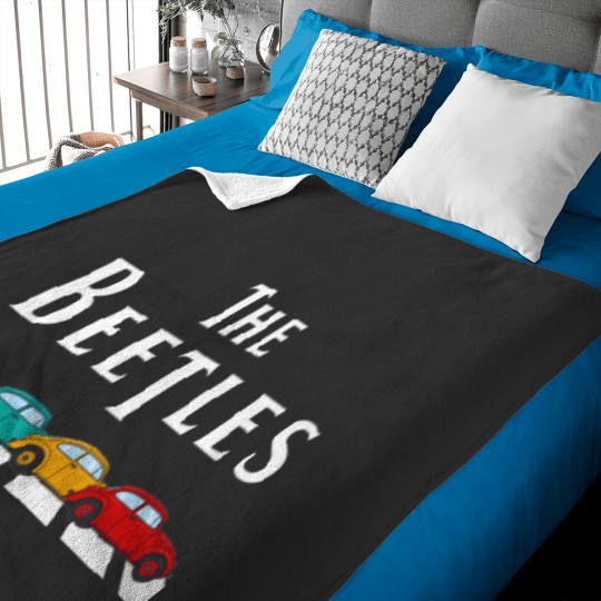 Discover Classic Vintage Buggy Car The Beetles Old Bugs Lov Baby Blankets