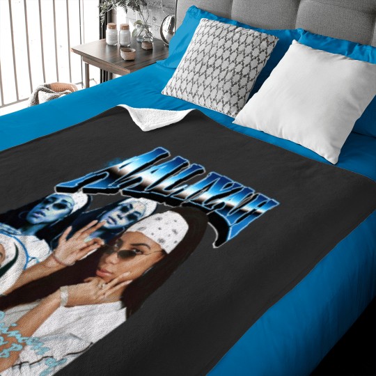 Discover Aaliyah 90's Vintage Style Bootleg Baby Blankets