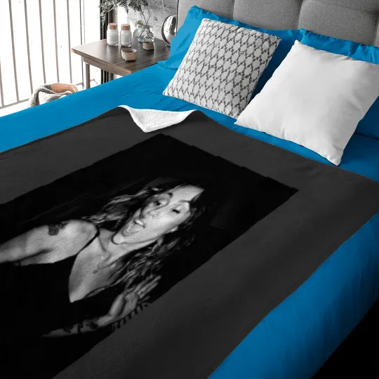 Discover Color Music Tour Cyrus 2023, Miley Graphic music Cyrus Baby Blankets
