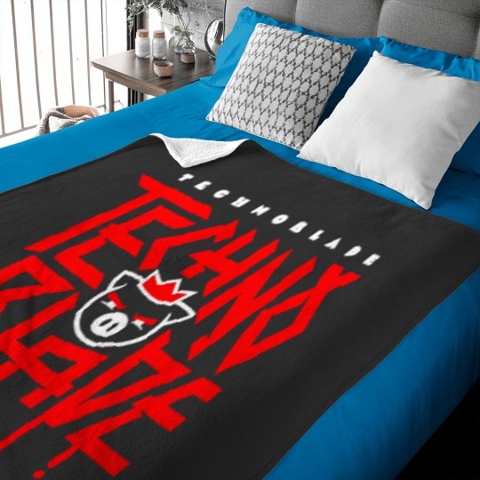 Discover TechnoBlade Logo Red Baby Blankets