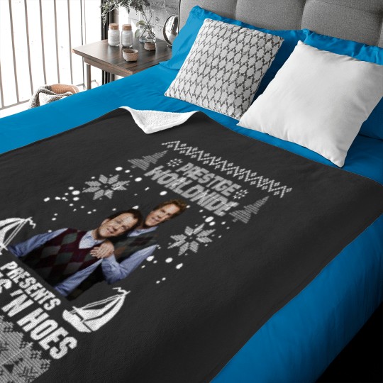 Discover Prestige Worldwide Presents Boats'n Hoes Ugly Christmas Sweat Baby Blankets