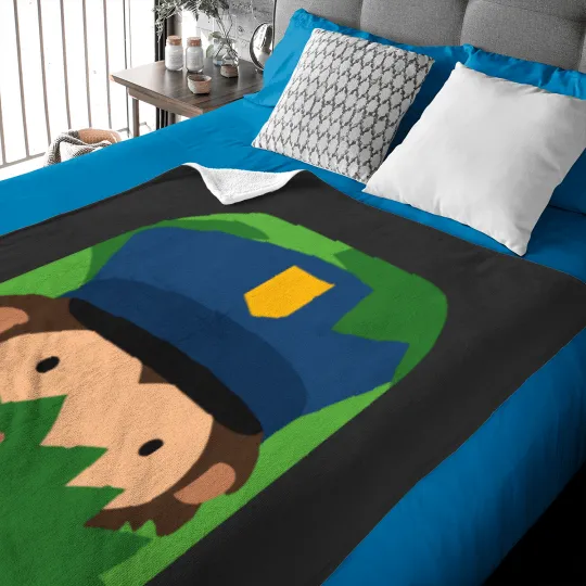 Discover sneaky sasquatch Baby Blankets