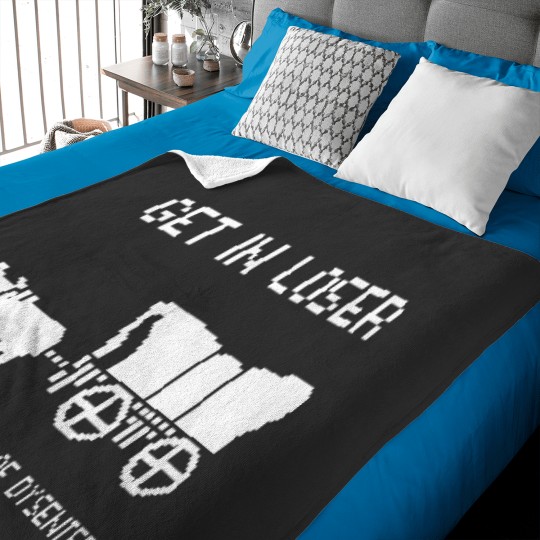 Discover Oregon Trail Baby Blankets, Get In Loser we're going to die of dysentery Baby Blankets