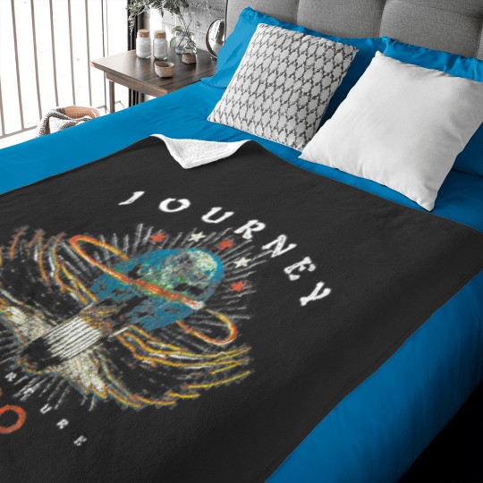 Discover Journey Departure Tour 1980 Men’s Baby Blankets, Baby Blankets For Music Fan