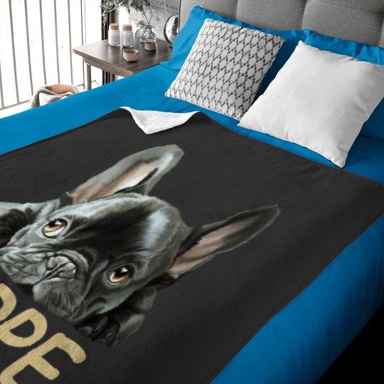 Discover French Bulldog | Frenchie Nope Gifts Baby Blankets