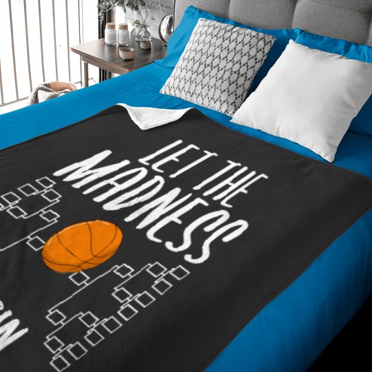 Discover College Basketball March Tournament Let Madness Baby Blankets