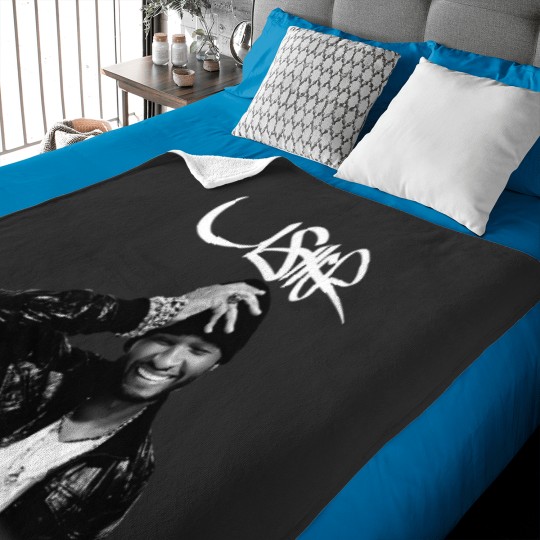 Discover Vintage Usher Unisex Concert Baby Blanket