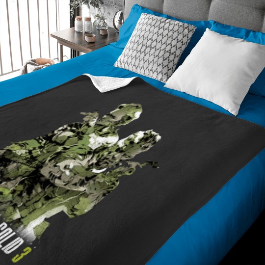 Discover MGS 3 - Metal Gear Solid - Solid Snake Cover - Negative Baby Blankets