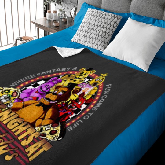 Discover Five Nights at Freddy's Baby Blankets, Freddy Fazbear Pizza Graphic Baby Blankets