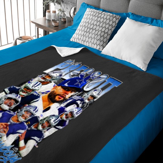 Discover Vintage 90s Graphic Style Dak Prescott Baby Blankets Football Baby Blankets