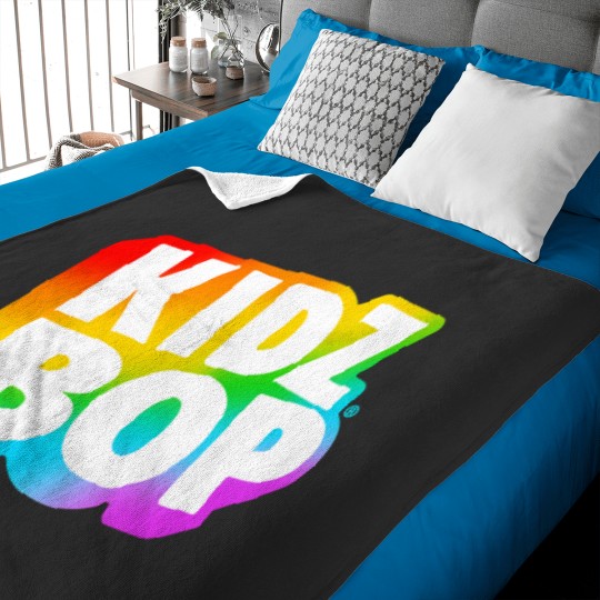 Discover Kidz Bop Rainbow Logo Baby Blankets