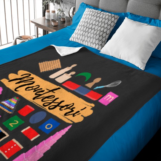 Discover Montessori Teacher Gift Baby Blanket