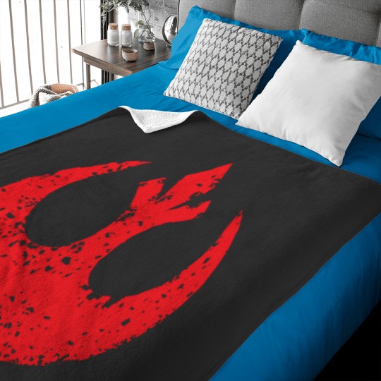Discover Distressed Rebel Alliance symbol Baby Blankets