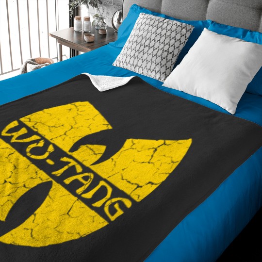Discover Wutang with Text - Grunge - Wutang - Baby Blankets