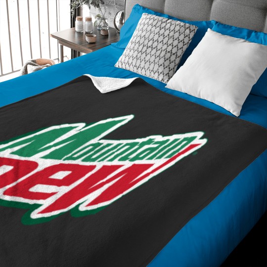 Discover Mountain Dews Logo Baby Blankets