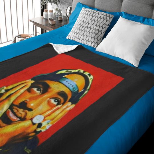 Discover Tupac Graphic Baby Blankets