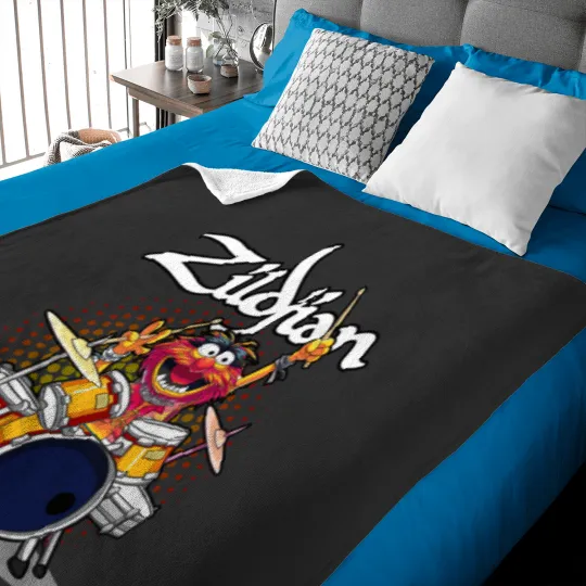 Discover ANIMAL DRUMMER ZILDJIAN CYMBALS Classic Baby Blankets