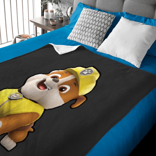 Discover PAW-Patrol Rubble Baby Blankets