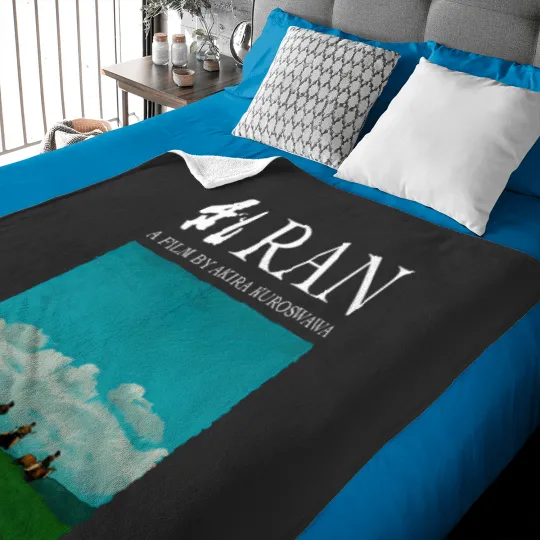 Discover Akira Kurosawa - Ran Illustration with Title - Kurosawa - Baby Blankets