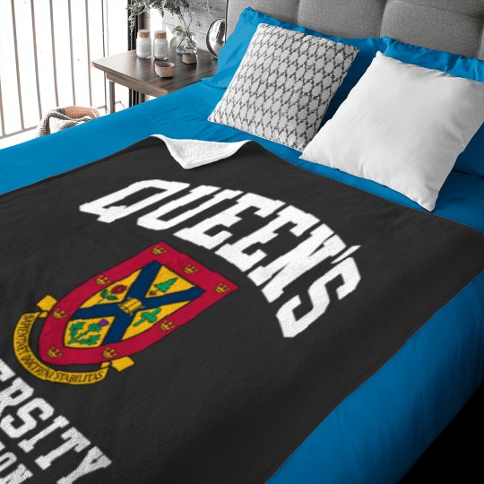 Discover Queens University At Kingston Logo Baby Blankets