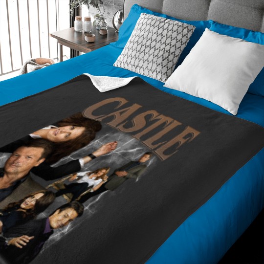Discover Limited Richard Castle Baby Blankets Vintage 90s Grapic