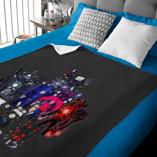 Discover Skibidi Team Baby Blankets
