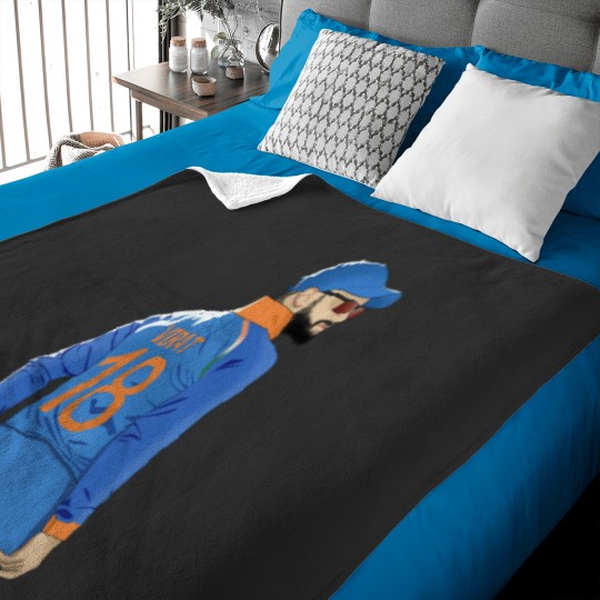 Discover Virat Kohli - Virat Kohlicricketindia1 Inch Beard1 Mo - Baby Blankets