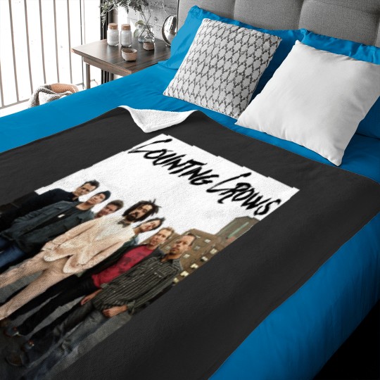 Discover Counting Crows Aesthetic Graphic Minimal Baby Blankets