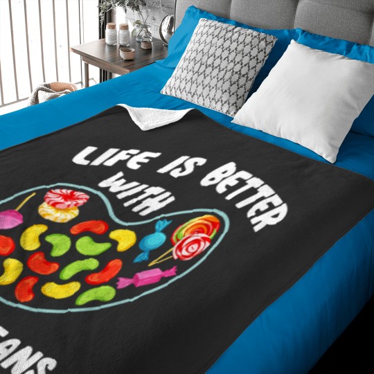 Discover Life Better Jelly Bean Candy Fruity Juicy Day Baby Blankets