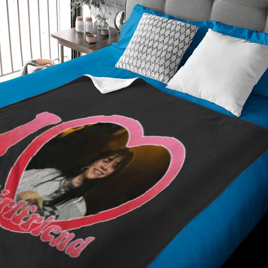 Discover I Love My Girlfriend Billie Eilish Unisex Baby Blankets