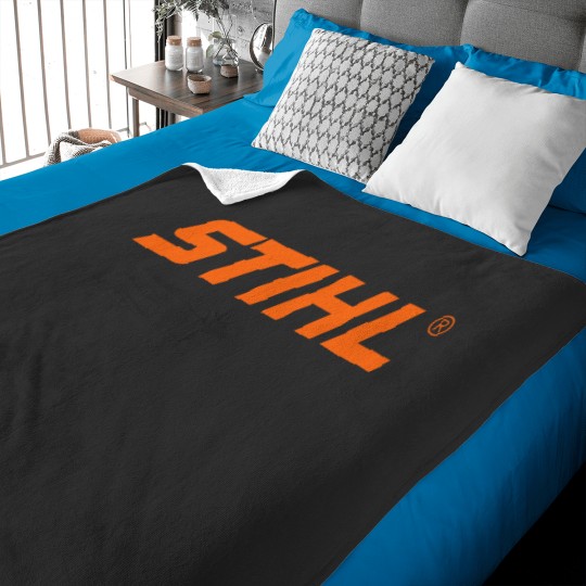 Discover New Stihl Chainsaw Mens Black  S-5XL Baby Blankets
