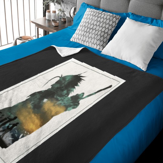 Discover Final Fantasy 7 VII Zack and Cloud Minimalist Art Baby Blankets