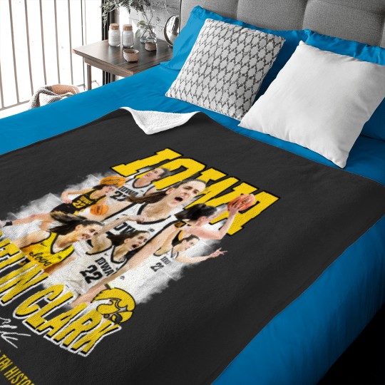 Discover Caitlin Clark All Time Leading Scorer In Big Ten History Baby Blankets, Basketball 2024 Caitlin Clark Baby Blankets