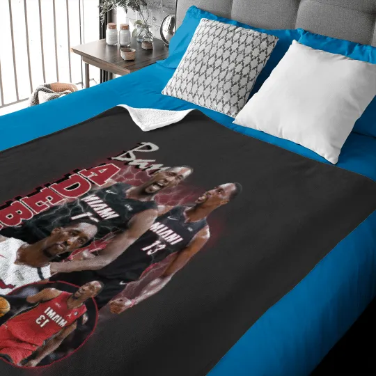 Discover Bam Adebayo Baby Blankets, basketball Baby Blankets
